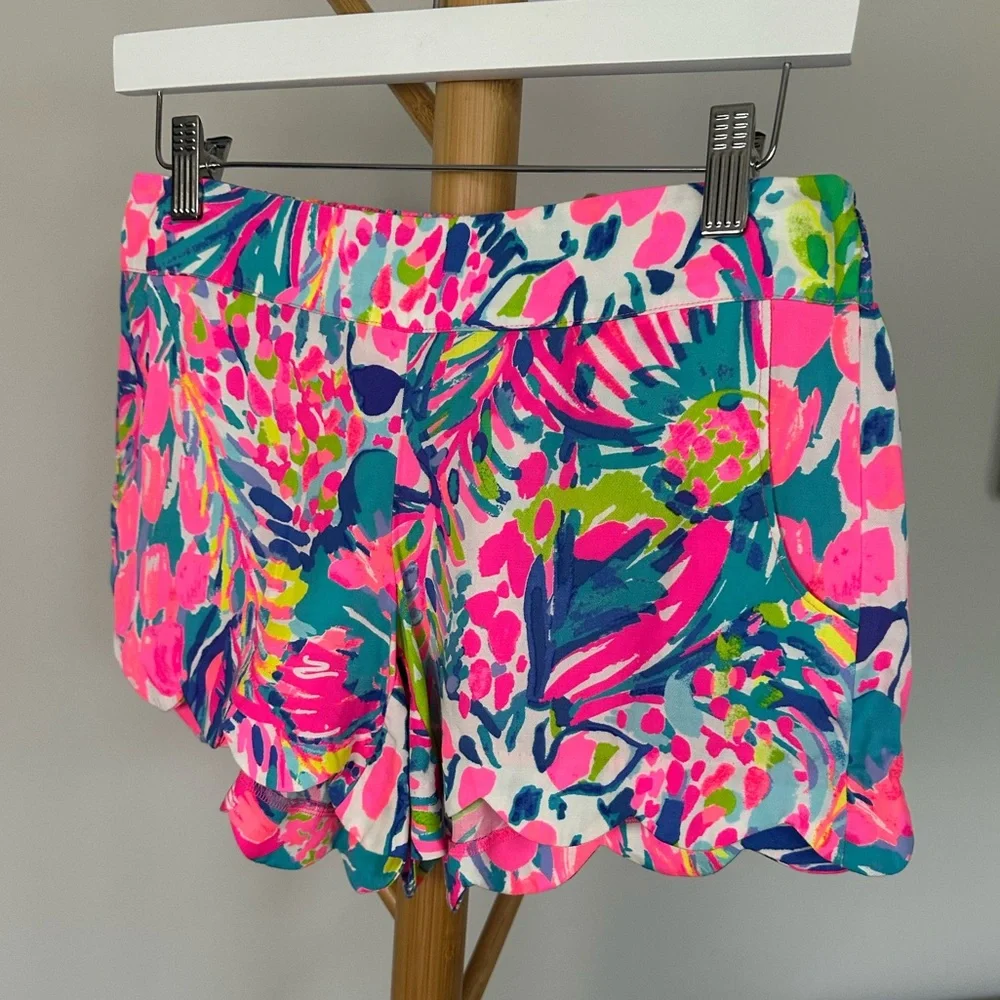 Lilly Pulitzer Dahlia Short in Gumbo Limbo Sz Small 🌸Collectors Print! - Picture 7 of 10